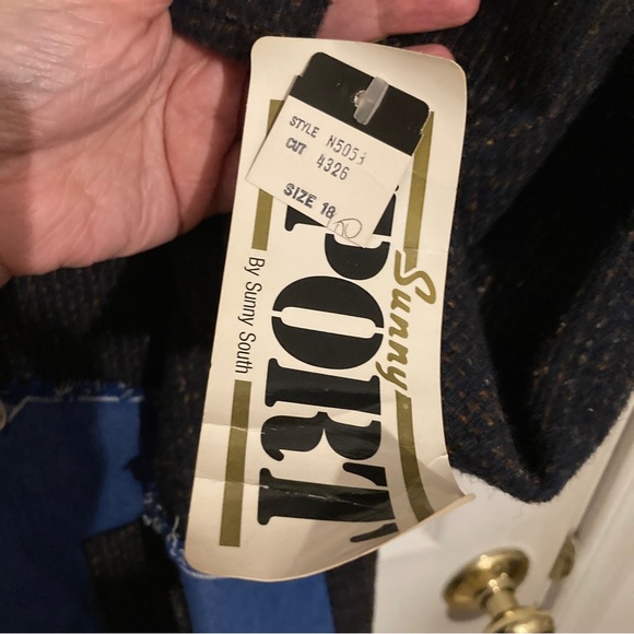 NWT Quirky Kitschy Vintage Patchwork Wool Blazer - Picture 5 of 13